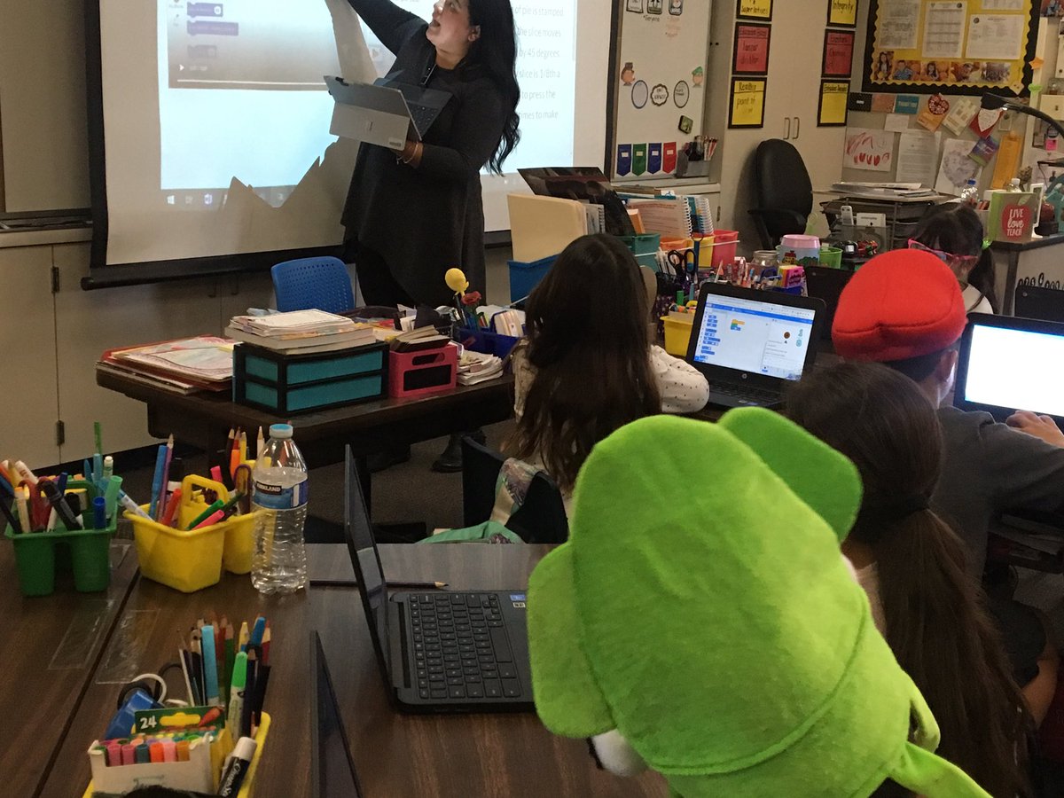 MrsABarrios's tweet image. Crazy Hat 🎩 Day just got better with a special visit from our favorite Digital Coach, @aprincebaby! Thanks for fostering our love for coding @codeCampusED! #BeTheChange #Believe #innovative #