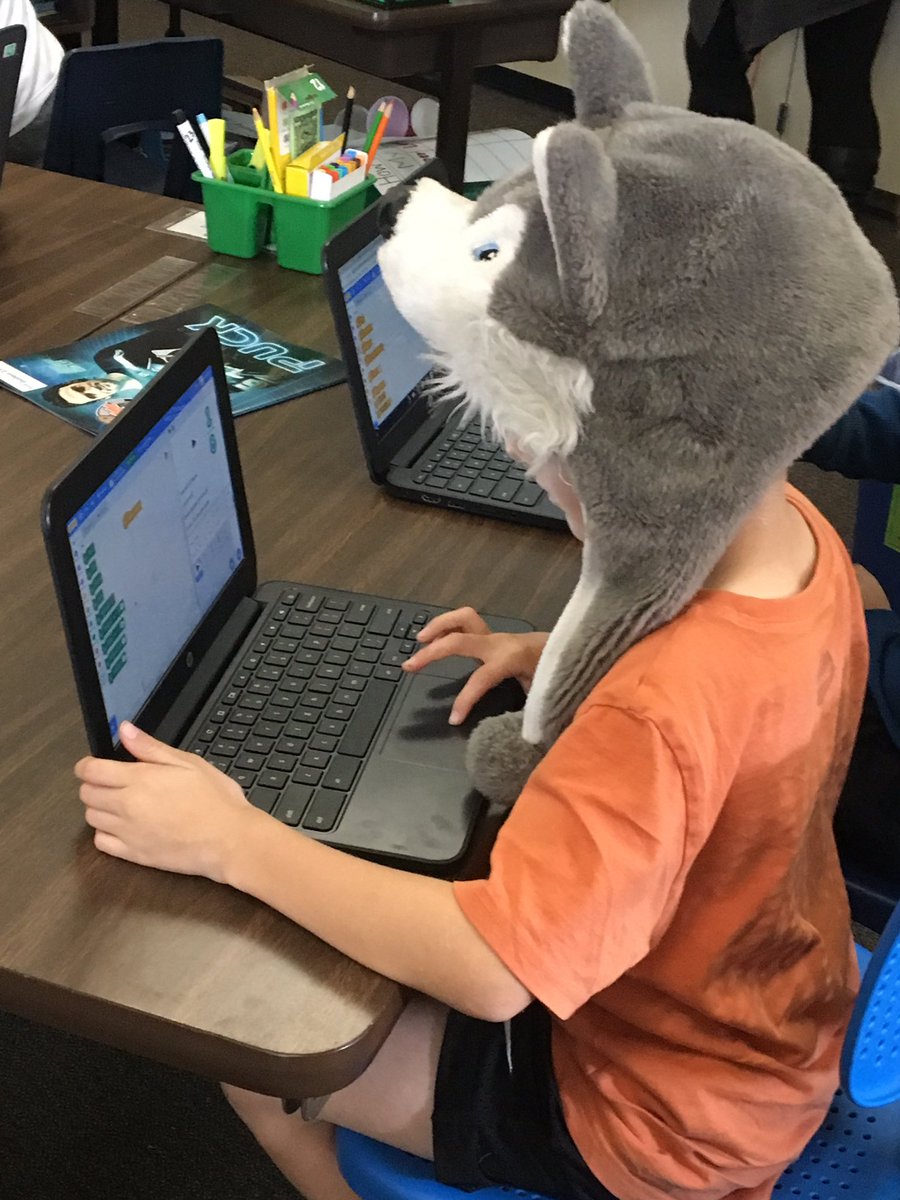 MrsABarrios's tweet image. Crazy Hat 🎩 Day just got better with a special visit from our favorite Digital Coach, @aprincebaby! Thanks for fostering our love for coding @codeCampusED! #BeTheChange #Believe #innovative #