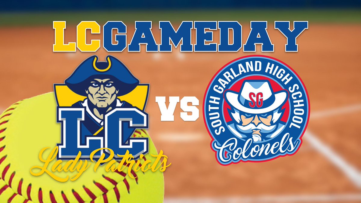 LCHS_Patriots's tweet photo. 🥎 It’s GAMEDAY at The ‘View! 🥎

🆚 South Garland
📍South Garland High School
⏰ JV 5:00PM V 6:30PM
📆 Tuesday 3/5

Go support your Lady Patriots Softball tonight as they head to South. Go Lady Patriots! #BleedBlue #BeRevolutionary #WeAreLC https://t.co/yvmA2YSotL