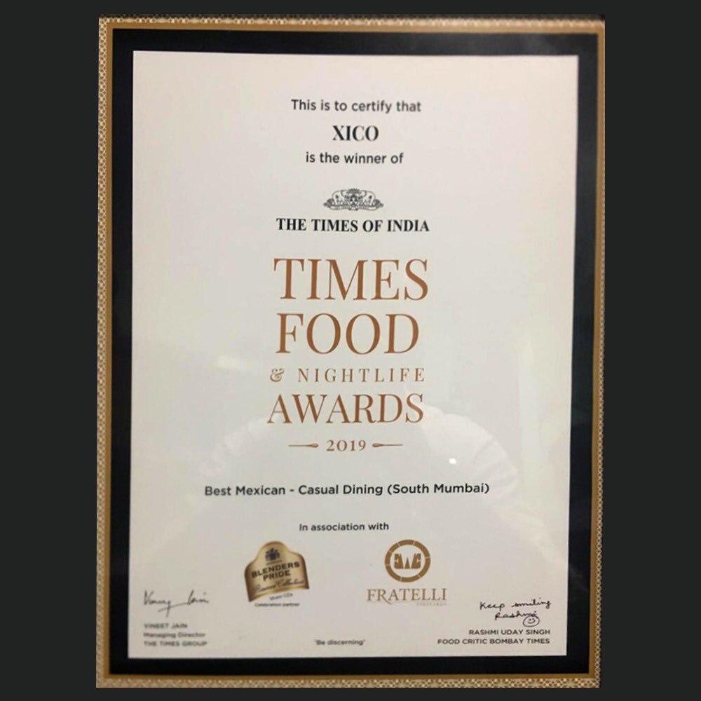 XicoIndia's tweet photo. Thank you @thetimesofindiagroup, @rashmiudaysingh for this award! Thank you all for voting for us and last but not the least, a big thank you to team #Xico for making this happen! https://t.co/XGqJXcotcf