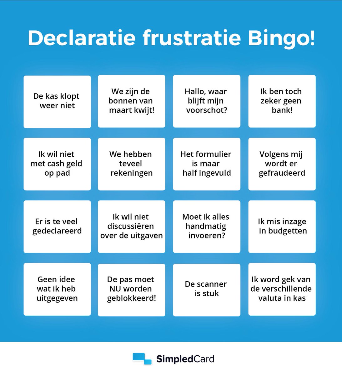simpledcard's tweet image. Heeft u bingo? Dan bent u toe aan SimpledCard!
simpledcard.com/prepaid-betaal…