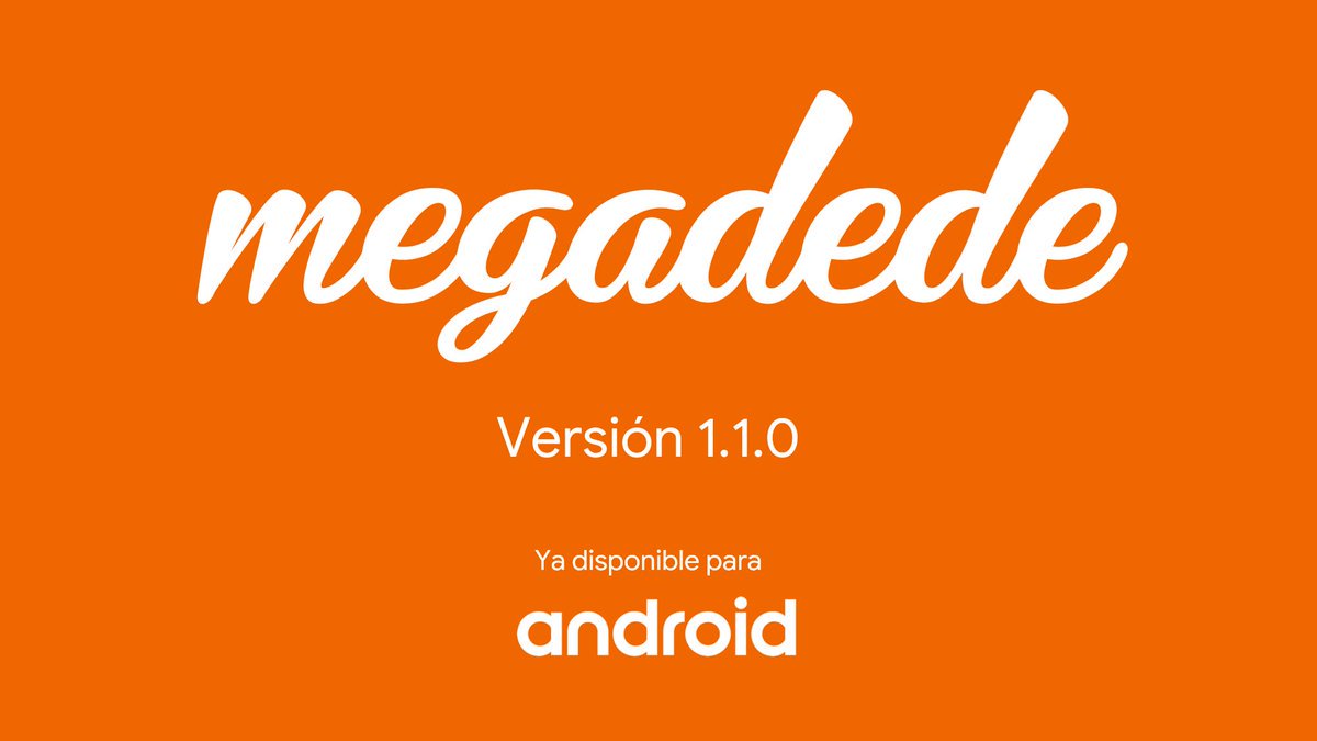 Actualización de #megadede para dispositivos #Android!!
Novedades (v.1.1.0):

- Los enlaces alojados en Openload y Gamovideo vuelven a estar funcionales.
- Corrección de errores menores.

Para actualizar, abre la página web y descárgala:

megadede.net/apk/