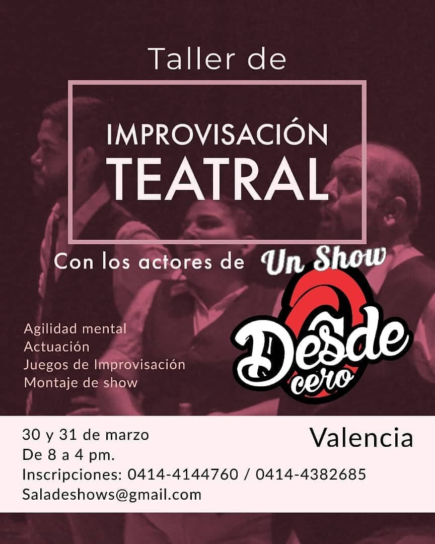 Señora y señores. Ha llegado el taller 12. Vamos a aprender a improvisar, a tener agilidad para responder o reaccionar. Bienvenidos a la impro.