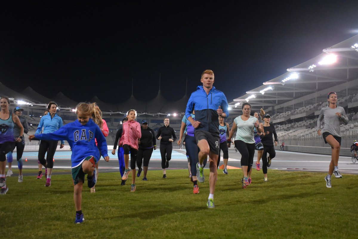 WTSAbuDhabi's tweet photo. The world's best triathletes have landed in Abu Dhabi! Tonight, some of the local triathlon community enjoyed elite athlete clinics, thanks to On Running. Thanks to Eli Hemming who treated @RISabudhabi to a running clinic & @russellwhitetri who gave some top tips to @TriBellesAUH https://t.co/gE4y4MWqJG