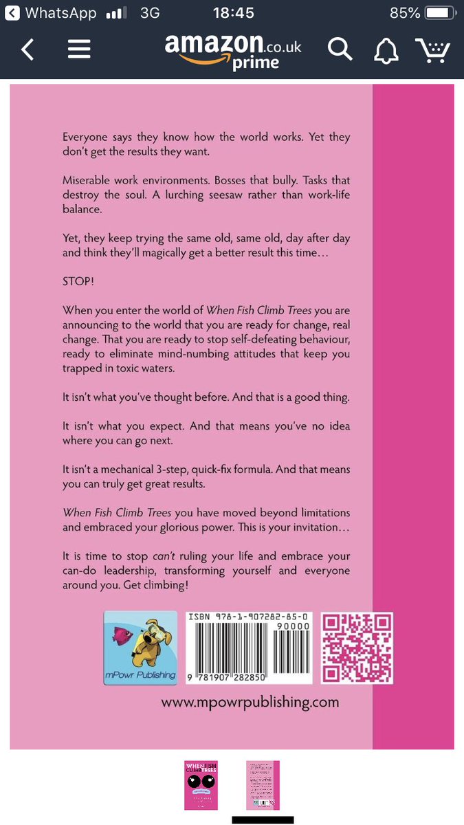 MegannBudBDM's tweet photo. So excited to have @Mel_Loizou debut book #WhenFishClimbTrees on pre-order 👏🙈👍🏼 choose to to look at this book! It covers subject matter we all experience regarding change, and how you should be taking control and choosing ‘can do #leadership’ #ByeByeCan’t #LearningNext https://t.co/gG8tMZkQHC