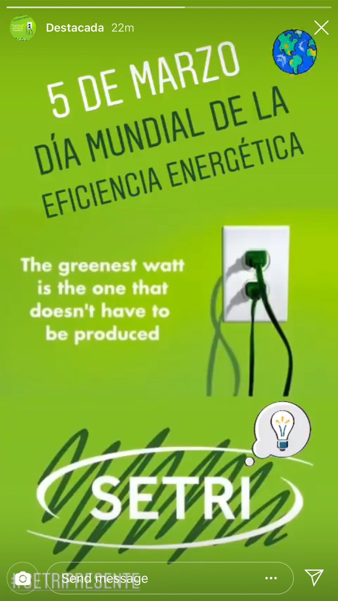 SETRIColombia's tweet photo. Día mundial de la eficiencia energética #Sustainability #EnergyEfficiencyDay #setripresente https://t.co/jSc6XNNCV2
