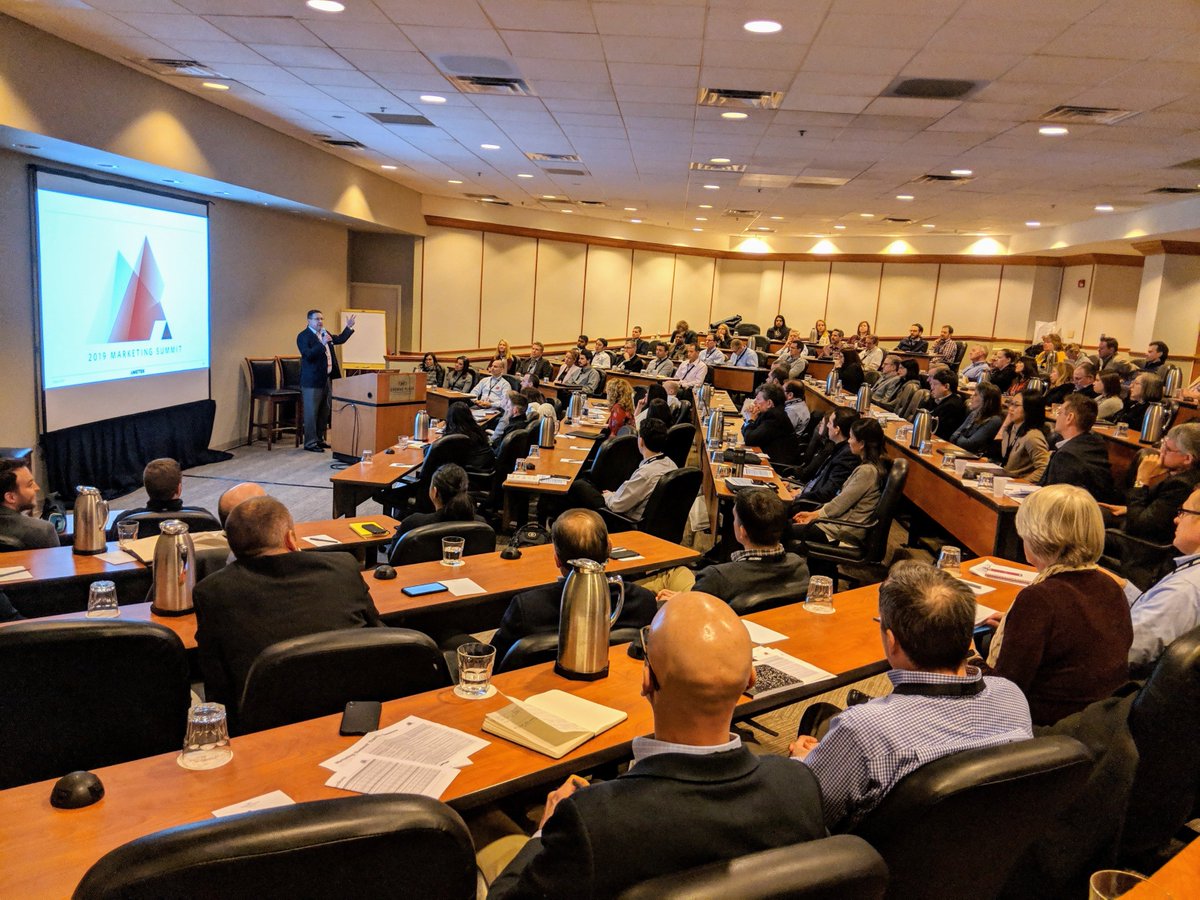 AMETEKInc's tweet photo. Day 1 of the #AMEmarcom 2019 Marketing Summit is underway. Welcome to all of AMETEK's best and brightest #Marketing professionals! https://t.co/sBdMZigSQD