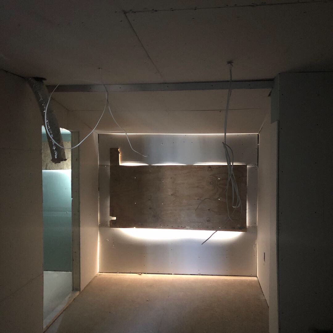 AlltecsVA's tweet photo. All the #plumbing, #electrical, #HVAC, and #Drywall rough-ins are done.  Next step is to install all the finishes to bring this full home remodel to completion. #Luxury #remodeling #alltecs #contractor #itsgoingdown #renovation #washingtondc #alexandriava #dmv https://t.co/jYiDDmdfv5
