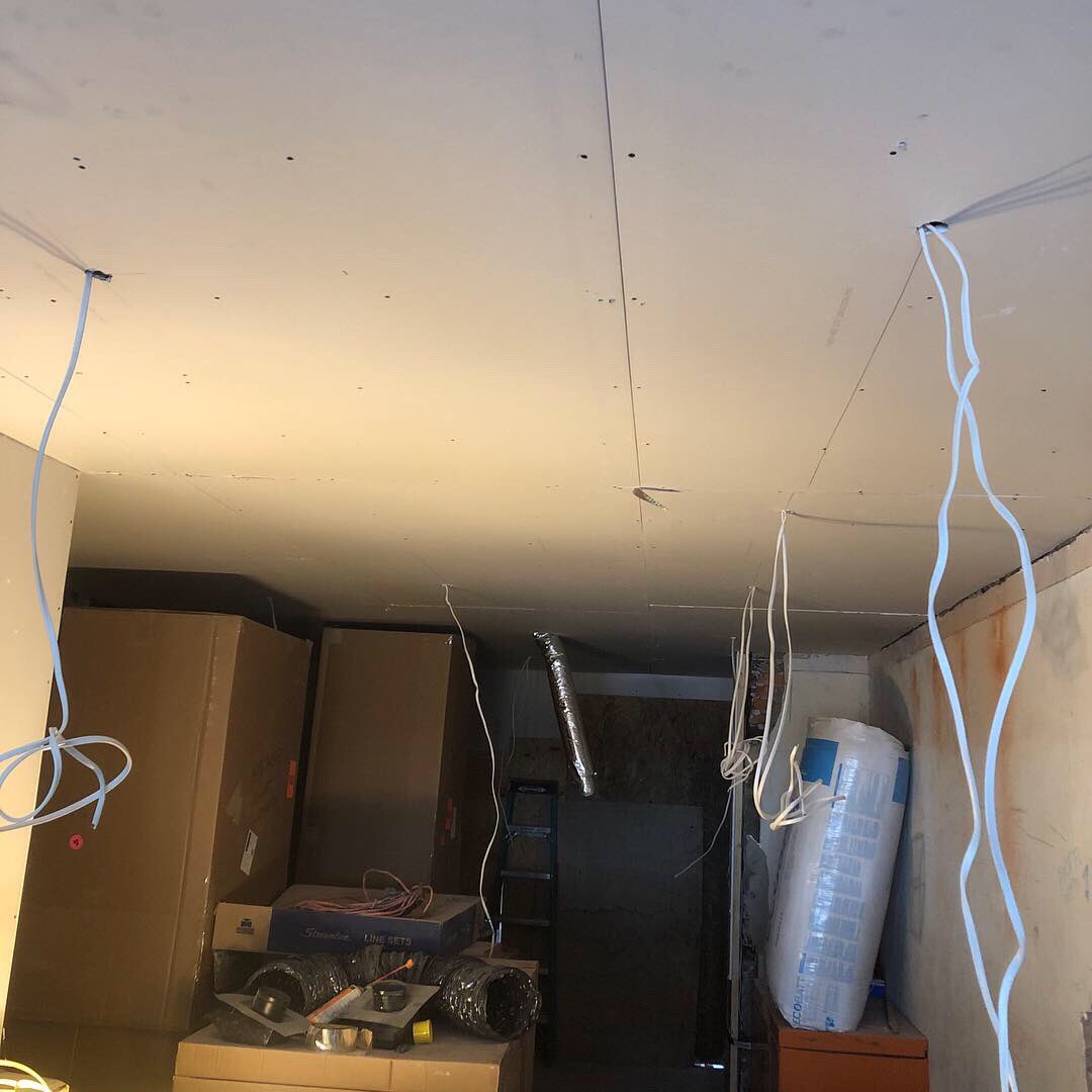 AlltecsVA's tweet photo. All the #plumbing, #electrical, #HVAC, and #Drywall rough-ins are done.  Next step is to install all the finishes to bring this full home remodel to completion. #Luxury #remodeling #alltecs #contractor #itsgoingdown #renovation #washingtondc #alexandriava #dmv https://t.co/jYiDDmdfv5