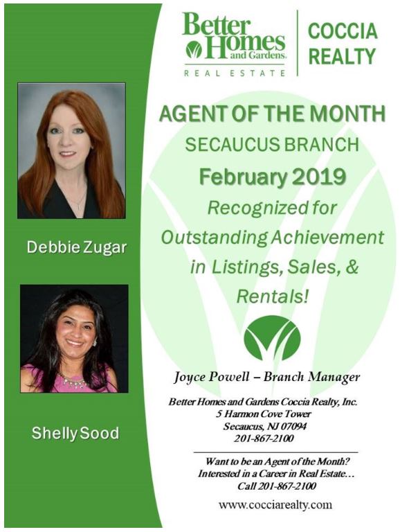 CocciaRealty's tweet photo. Congratulations to our Secaucus Agents of Month: Debbie Zugar and Shelly Sood. Thank you for your dedication to your profession and BHG Coccia Realty. #CocciaRealty #RealEstate #NJ #TopAgents #AgentsoftheMonth #BHGRE #Realtors https://t.co/XDhT6Iel3V
