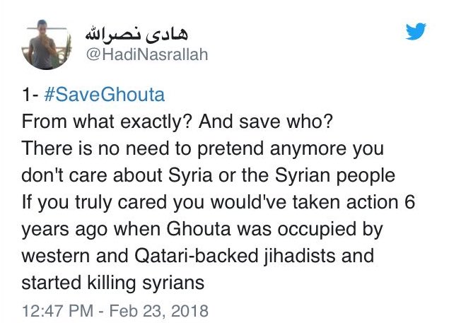 HadiNasrallah's tweet photo. @facebook have blocked my account for 30 days for the 3rd time after they've removed a post that exposes Israel's war crimes in Lebanon
@Twitter on the other hand have been "ghost-deleting" my tweets including the viral #SaveGhouta thread
#SaveGhouta post:
https://t.co/OEE2sSOqeN https://t.co/Z312EY6kvE