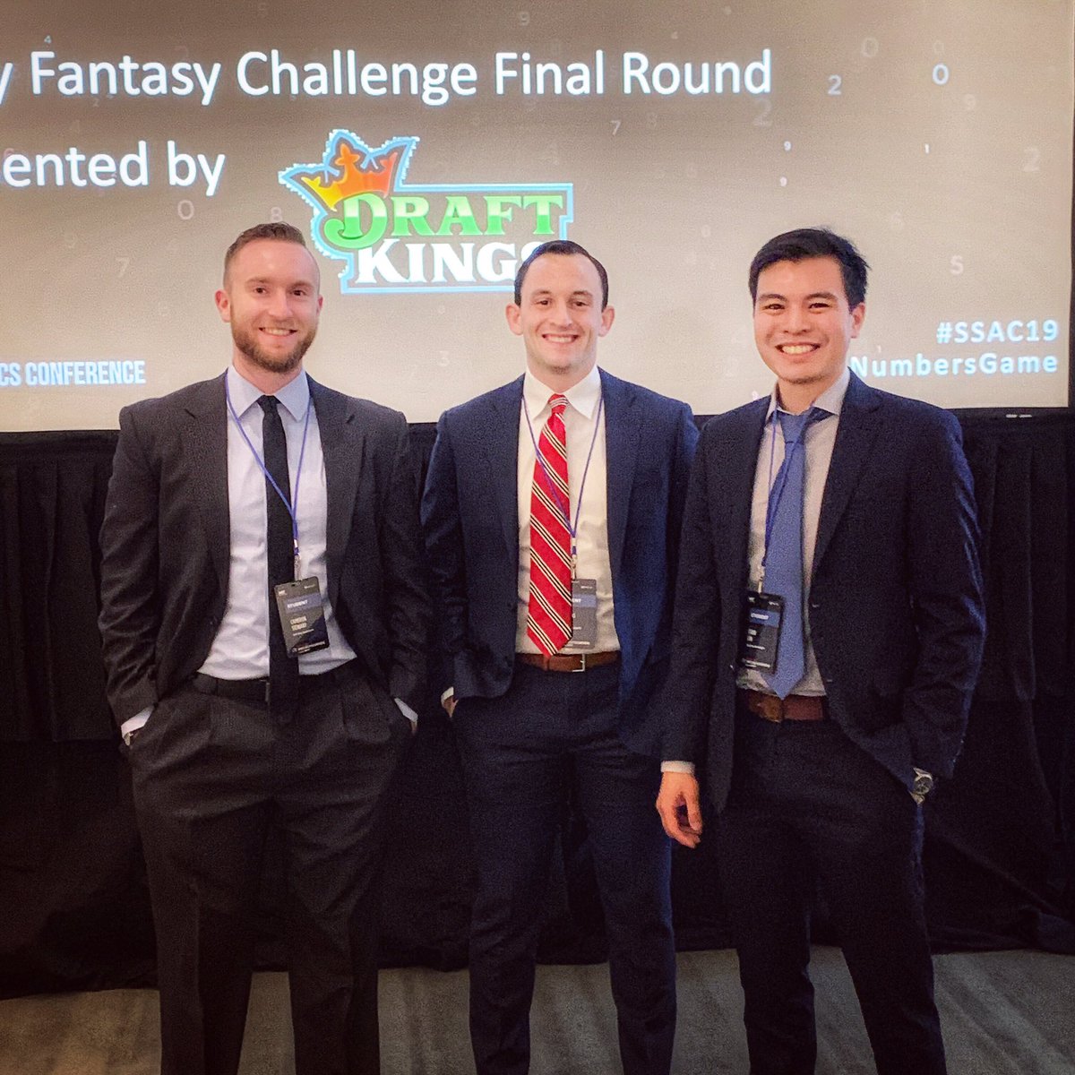 BUQuestrom's tweet image. 💯 Congratulations to Evan Lin (MBA) Doug Sibor (MBA+MSDi) and Cam Stewart (MBA + MSDi) from the Class of 2020 who came 2nd at the 2019 MIT Sloan Analytics Conference Daily Fantasy Challenge, a pitch competition. We are so proud of this trio.

#questromlife