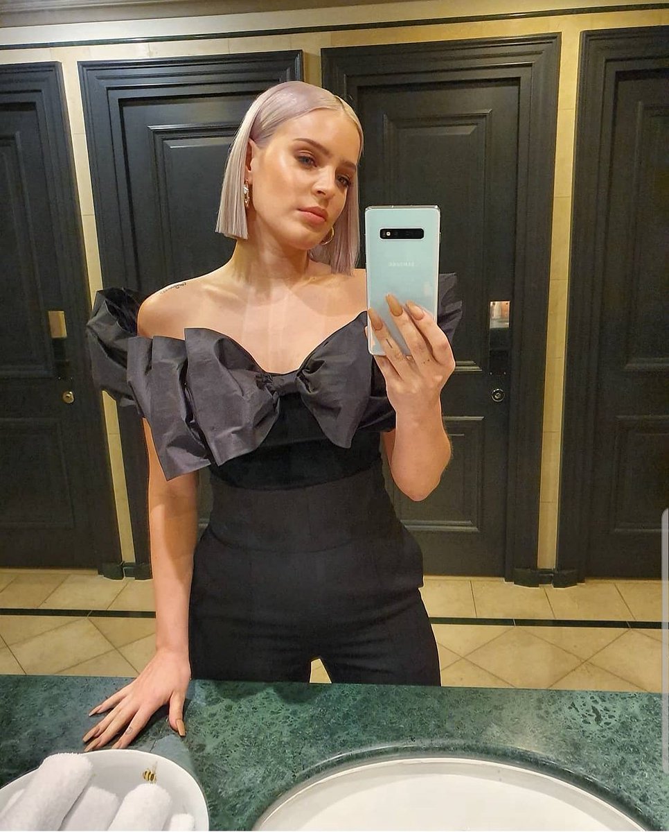 anne marie black dress Anne-Marie