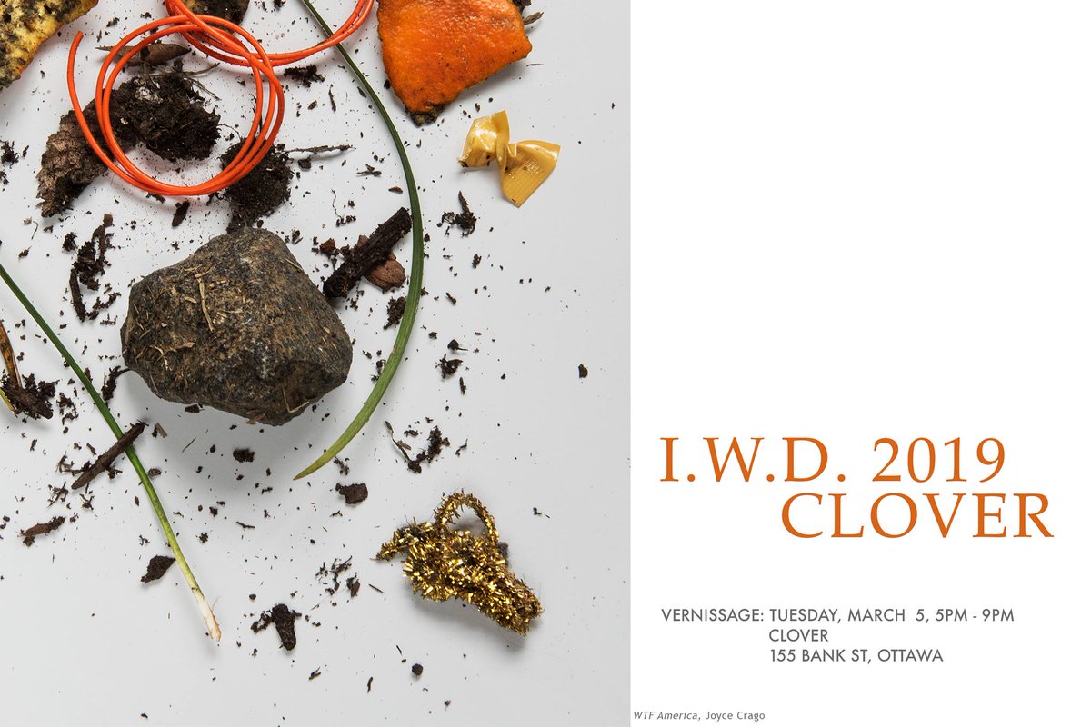 Clover on Bank St. is showcasing local talent #TodayInOttawa in celebration of #IWD2019 featuring the works of @aimeecampeau, Kathryn Morgan Campeau, Joyce Crago, Jennifer Barnaby, @marisagallemit, and Barb Lougheed: bit.ly/2TwvykU #ottarts