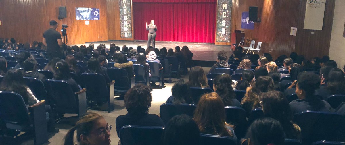 CeliaIeradi's tweet photo. BIG thanks to @ministerQQ and Cassandra for teaching @MadonnaCSS students about financial literacy, and the importance of finding your God given talent to better yourself and our world ✌🏻 https://t.co/OS69qbHxAq