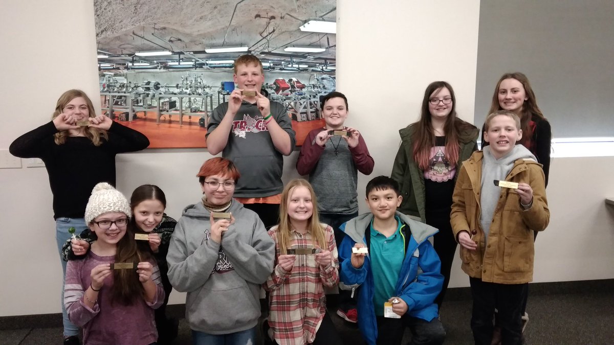 ChemLes's tweet photo. #spearfishms engineers celebrating another win @SanfordLab this year!! Thank you @johndagit for your hard work. https://t.co/W1bbFDWQuN