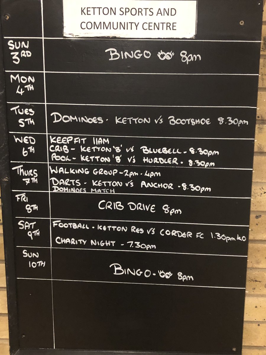 What’s on at KSCC this week