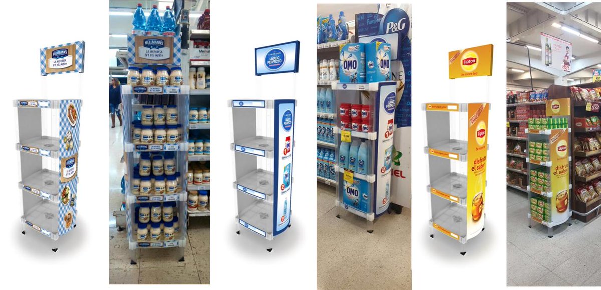 ArgentinaR3S3's tweet photo. Reutiliza los exhibidores modulares sustentables para distintas marcas y ocasiones con solo cambiar la grafica. https://t.co/BnH8f5bWLB