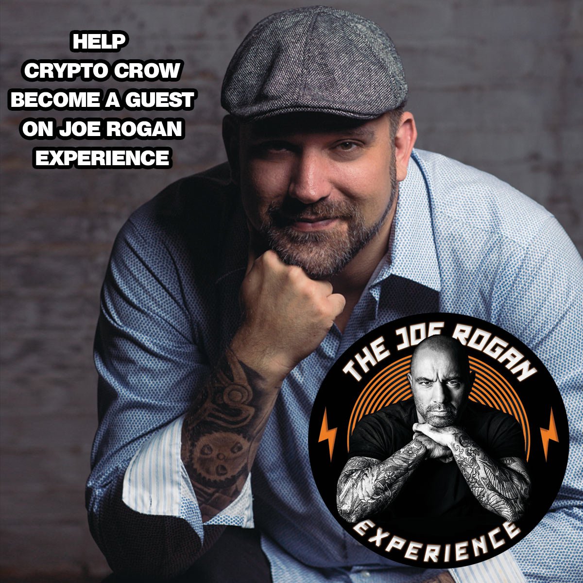 I am a Huge Fan of of @joerogan and the @JoeRoganEXP and I would love the  opportunity to hang out and educate the public on #cryptocurrency #bitcoin  and discuss #MMA and more.