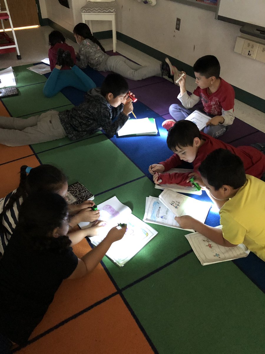 GRES_2ndGrade's tweet photo. We rocked our realistic fiction writing unit and has just as much fun sharing our stories as we did writing them! #weareauthors #writingisfun #flashlightreading https://t.co/MbBD8xOml3
