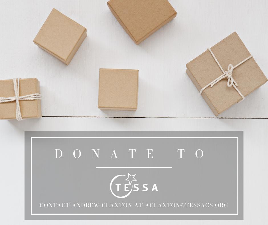 TESSAofCS's tweet photo. TESSA is always in need of clothing donations and we hope you can help! A list of our urgent needs include New and Full-sized only:
Baby Wipes
Deodorant
Shaving Cream
Body Wash
Diapers, sizes 4 &amp; 5
Underwear
Bras
Socks https://t.co/MU11OLKcMC