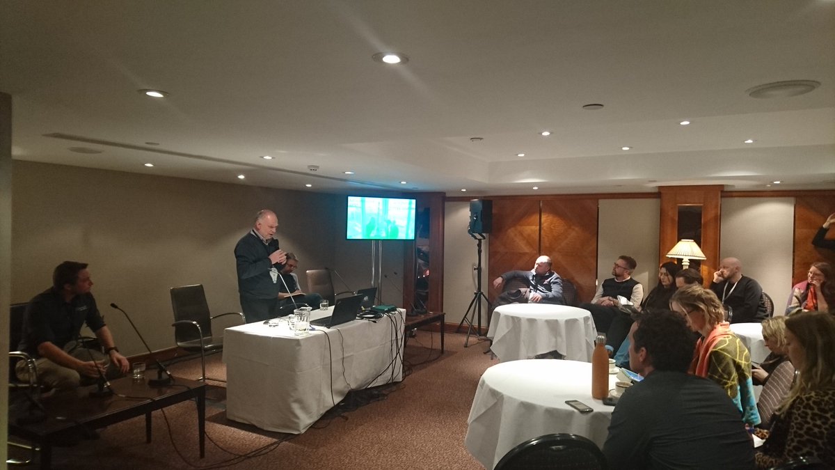 Kempinius's tweet photo. @faasmoonen presenting #GEMtower in Green Events &amp; Innovations Conference 2019 #GEI11. Plenty of interest from British events (and beyond), so see you in the 2020 festival season in Great Britain (and beyond)!? #GEMtower #PowerVIBES https://t.co/Ln0ElhVdNQ