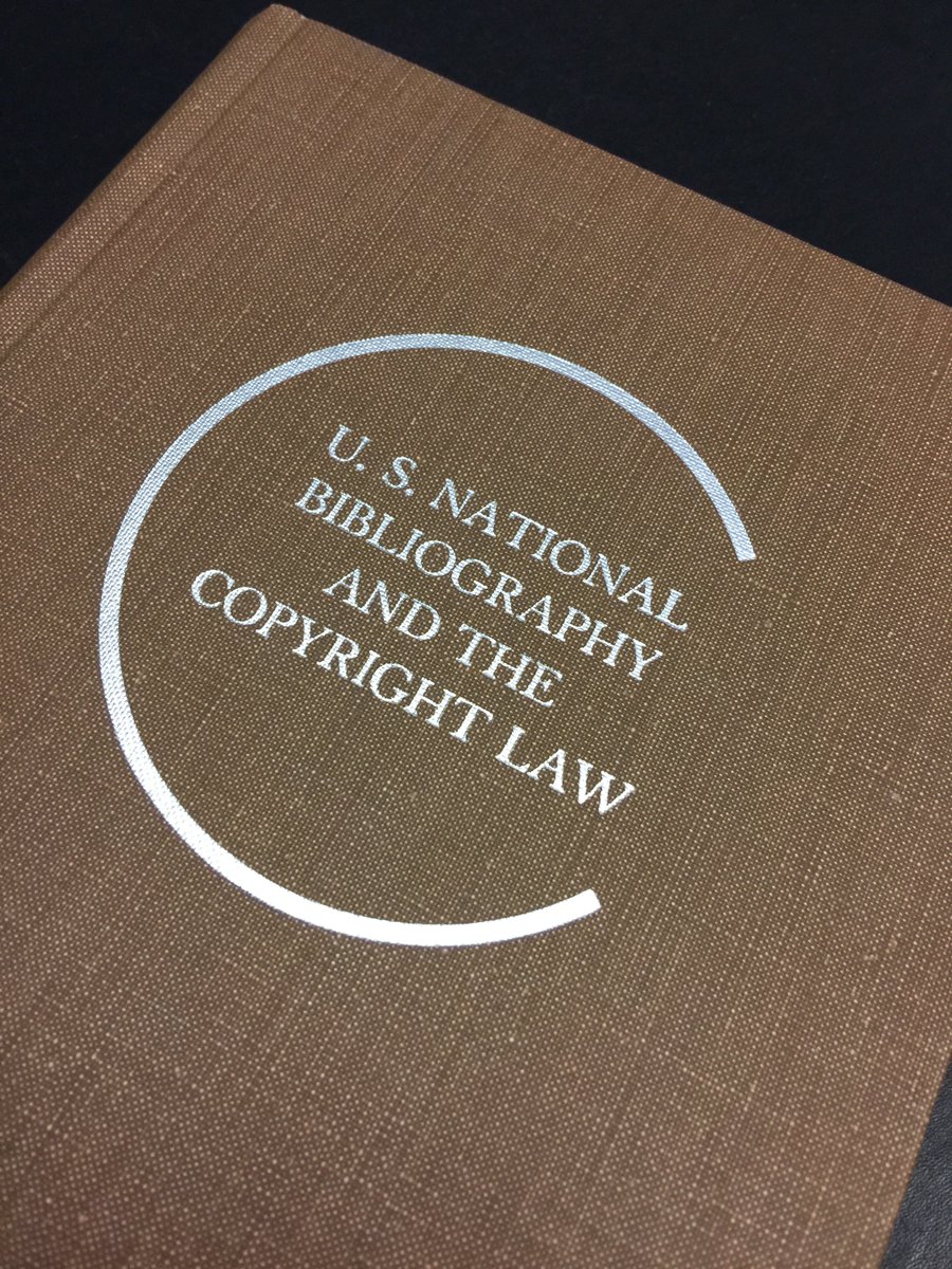 GregCram's tweet photo. Thanks to a tip from @zvisrosen, I'm now the proud owner of a 1960 book about the Catalog of Copyright Entries. One fact stood out to me as I flipped through: as of 1960, the @CopyrightOffice had spent more than $2 million ($17 million today) to publish the CCEs #CopyrightNerd https://t.co/7Df5ABjOUc