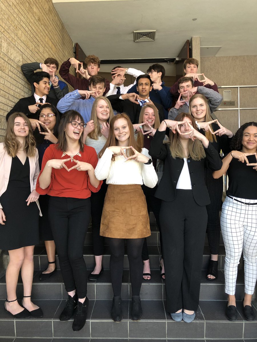 wrhstheshack's tweet photo. Our DECA members spent a long day competing yesterday! Now...on to the awards ceremony. Wish us luck! 🏆 https://t.co/YtfezttOm6