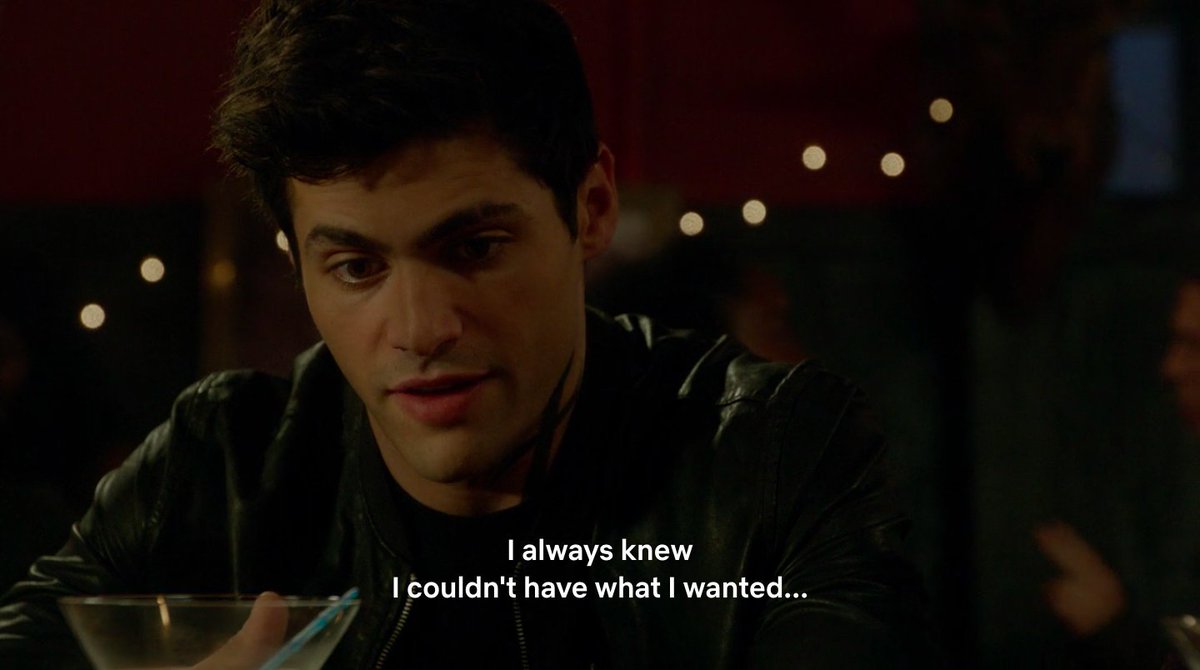 3. Because Alec thought he could never have what he wanted before Magnus came along #Shadowhunters