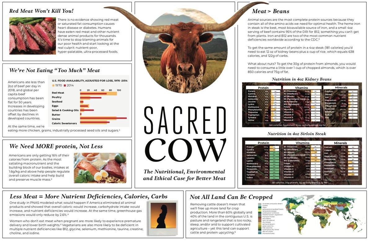 SustainableDish's tweet photo. I made a beautiful, double sided flyer/poster showing the main nutrition and environmental reasons why meat is wrongfully vilified. Let me send you the high res version! https://t.co/fWK60bYsly #yes2meat https://t.co/PPhaZ8Ez1m