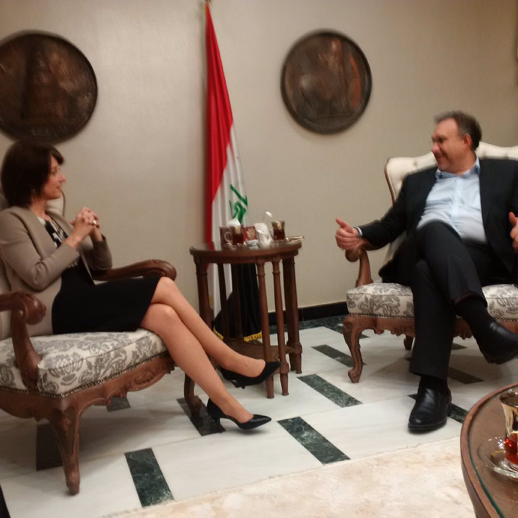 Had a great meeting with #Iraqi Minister of Electricity @AL_Khatteeb who offered frank insights on Iraq’s energy sector and ways to #stabilize resource-stretched communities. @iraqigovernment