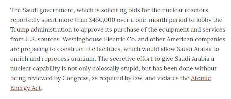 ChrisLynnHedges's tweet photo. Chris' latest column in @Truthdig discusses Trump's worst and least discussed policy yet, his insane plan to give nukes to Saudi Arabia: https://t.co/TgTIM9JNRk https://t.co/zPdmr9dT0g