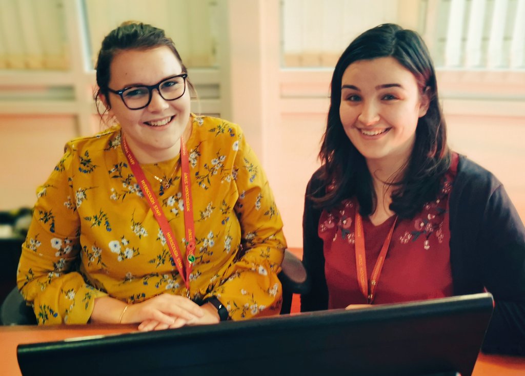 Tomorow is #asktheapprentice day here @MyerscoughColl Get in touch with Georgia and Kathryn with all your questions about our range of @Apprenticeships 👍😁 #NAW2019 #NCW2019