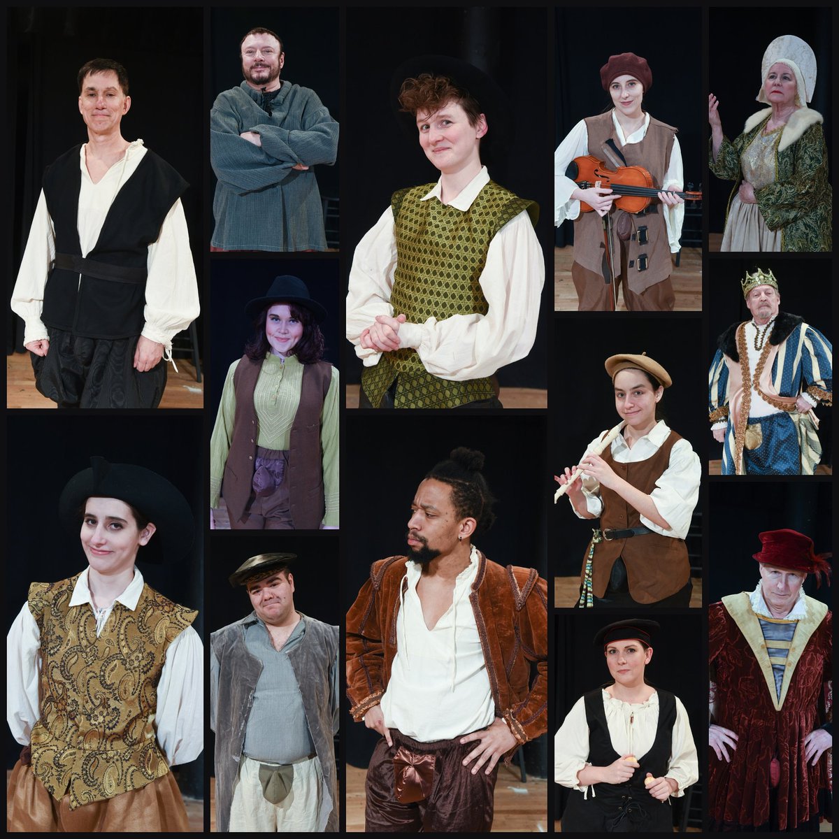 HeightsPlayers's tweet photo. The Cast of #RandGareDead wish you a Happy #MardiGras #FatTuesday #HeightsPlayers presents #RosencrantzAndGuildensternAreDead by #TomStoppard Tickets https://t.co/KvlhnAVyRZ or  https://t.co/HF6JzC7P0A #Shakespeare #Hamlet #TheaterForTheCommunity #OffOffBroadway #ActorsLife https://t.co/h8GwLFJr5D