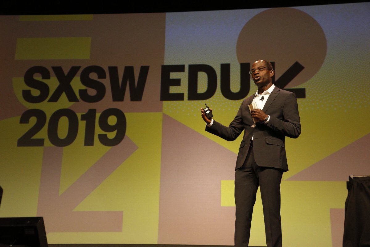 "Designing and acting are important - when you see a problem, don’t be an agitator. Be a problem solver." –<a href="/PatrickAwuahJr/">Patrick Awuah Jr</a> #SXSWEDU