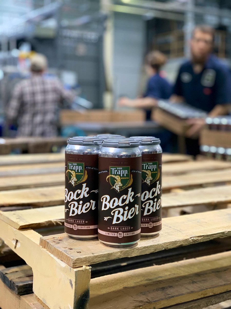 vonTrappBrewing's tweet photo. While the Bierhall is getting ready for todays first Bock Bier pour of 2019, von Trapp Brewing has got distribution covered! 
Look for Bock Bier in the next few weeks in stores near you. Prost!
#alittleofauatriaalotofvermont #newenglandbeer #drinkcraft #drinkvermontbeer https://t.co/nL13ijNPVC