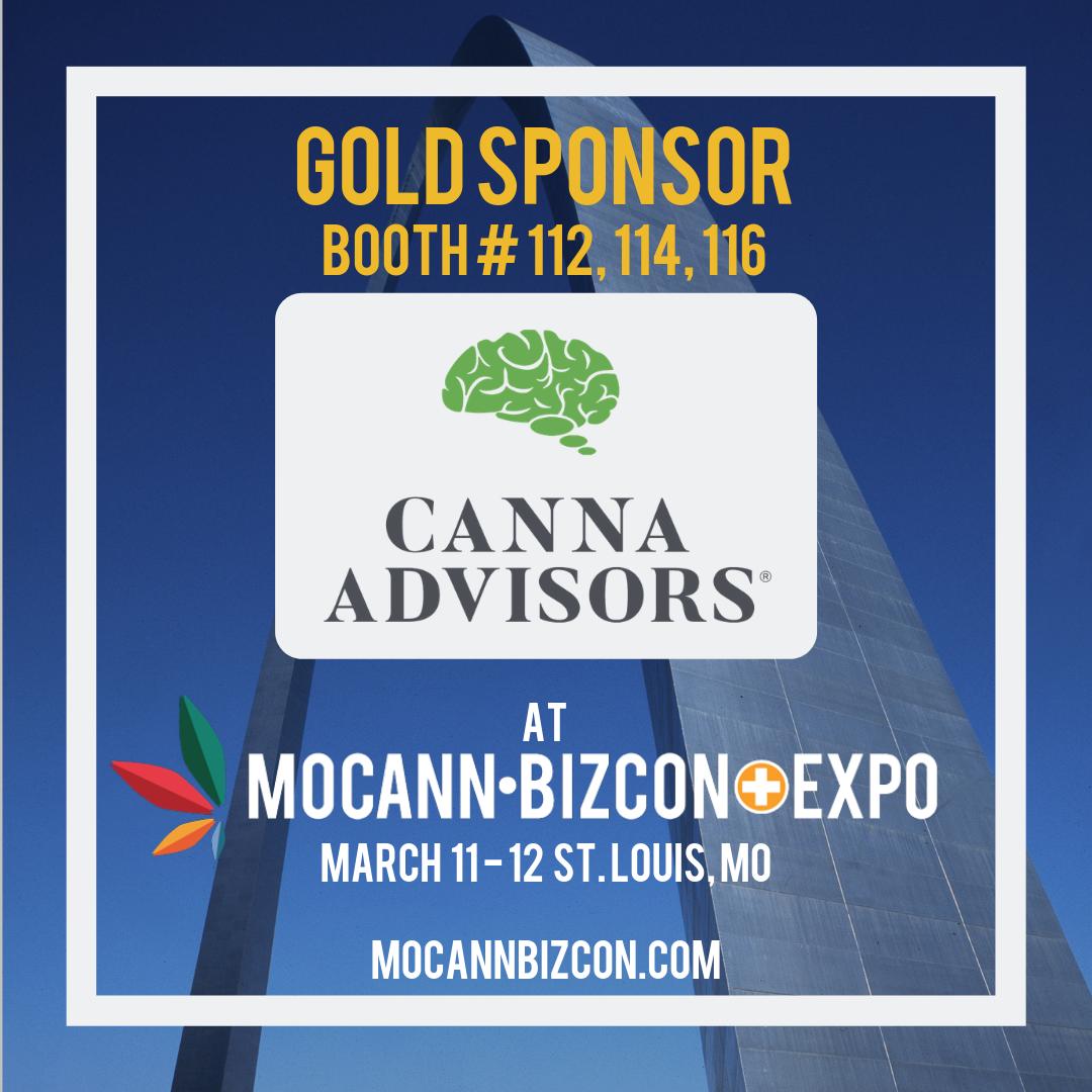 We'd like to thank @cannaadvisors for being a GOLD SPONSOR at MoCannBizCon+Expo! 
Join us in St. Louis, this March, for Missouri's largest #mmj trade show!
Buy your tickets today! Online ticket sales close March 8th! 
ow.ly/PNsj30nJOy4

#mocannbizcon #missouri