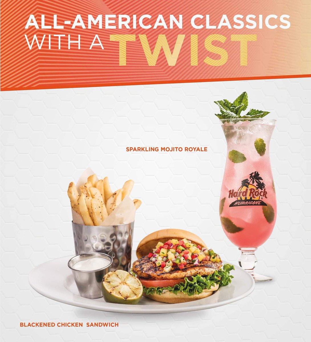 Los gustos clásicos Americanos de Hard Rock Cafe, están garantizados para rockear tu paladar con el toque de Hard Rock que ustedes conocen y aman 🤟!
*Válido solo por tiempo limitado*
#ThisIsHardRock #HardRock #HardRockCafeLima #HRCLima #LimitedTime