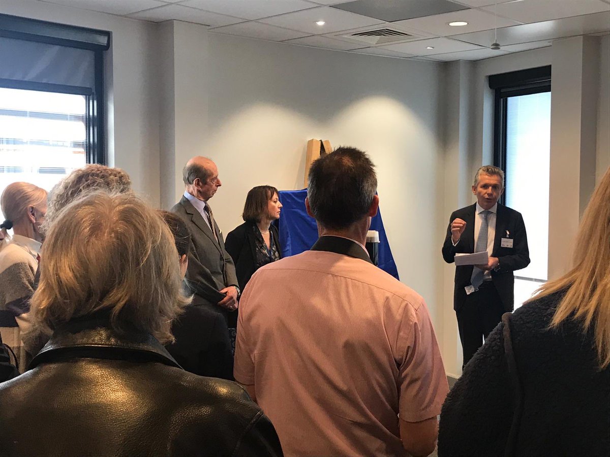 HRH Duke of Kent opening our fantastic new Stokes Centre for Urology