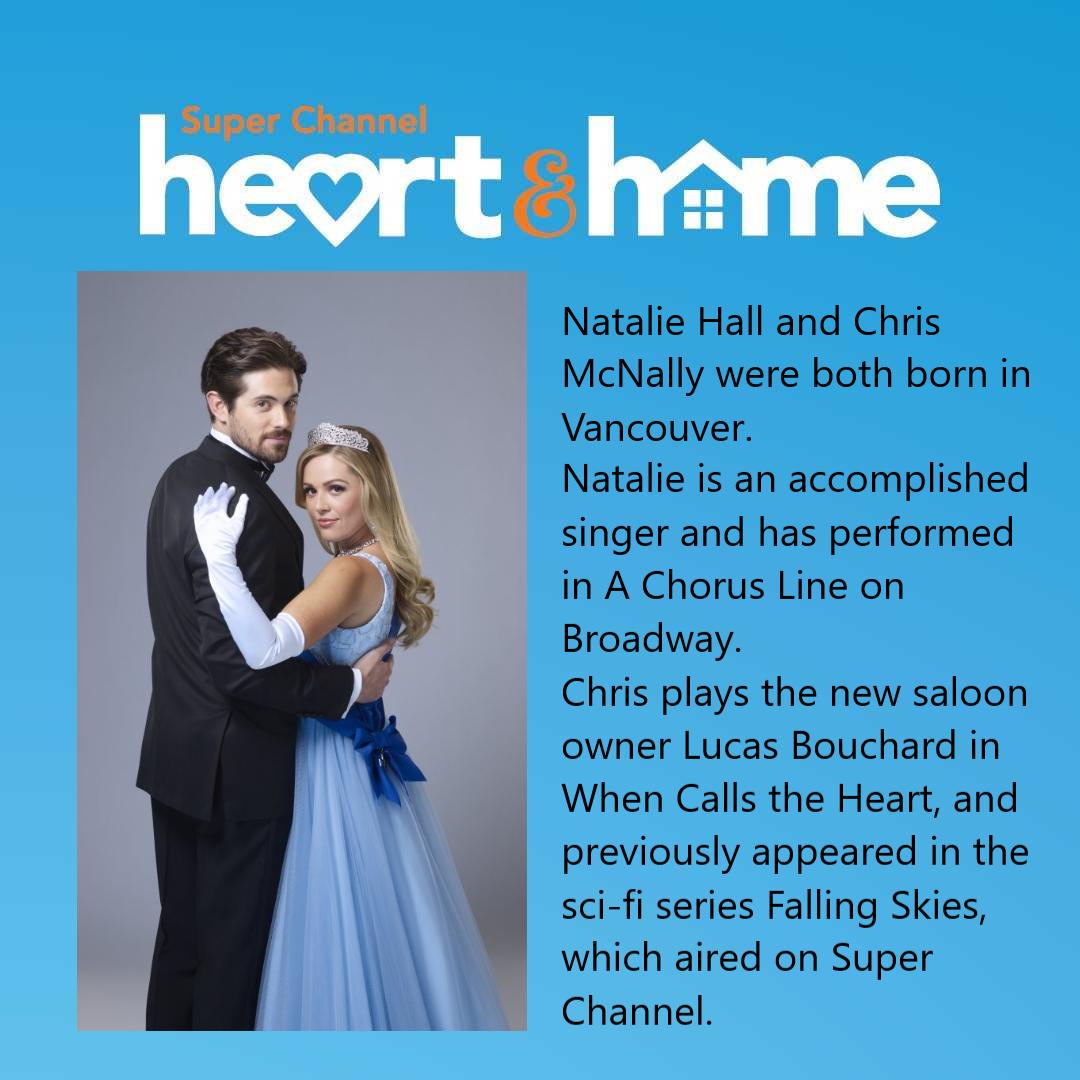 SCHeartHome's tweet image. #TuesdayTrivia 🎥 See @ChrisMcNally_ and @TheNatalieHall in #AWinterPrincess Saturday on Heart &amp;amp; Home! 👑💞