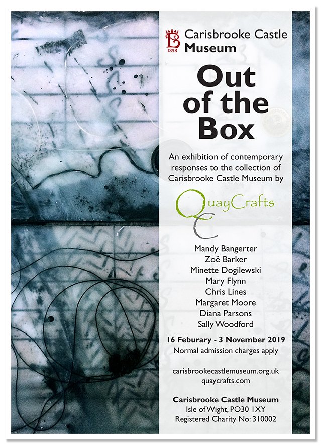 'Out of the Box' now open at Carisbrooke Castle Museum <a href="/CCastleMuseum/">CarisbrookeCMuseum</a>. Open weekends only until 1st April <a href="/Culture_Solent/">Lucy Marder</a>