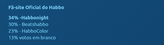 HabboNight's tweet photo. Hoje postaremos a nota de agradecimento do Fã Site referente a vitória no #HabboAwards. Deste já agradecemos a todos que votaram na HabboNight, a todos os parceiros que estavam nos apoiando muito este ano, e claro, agradecemos ao empenho da melhor CHAPA do mundo. Obrigadaaaaaaa! https://t.co/kfPB0aOwc2
