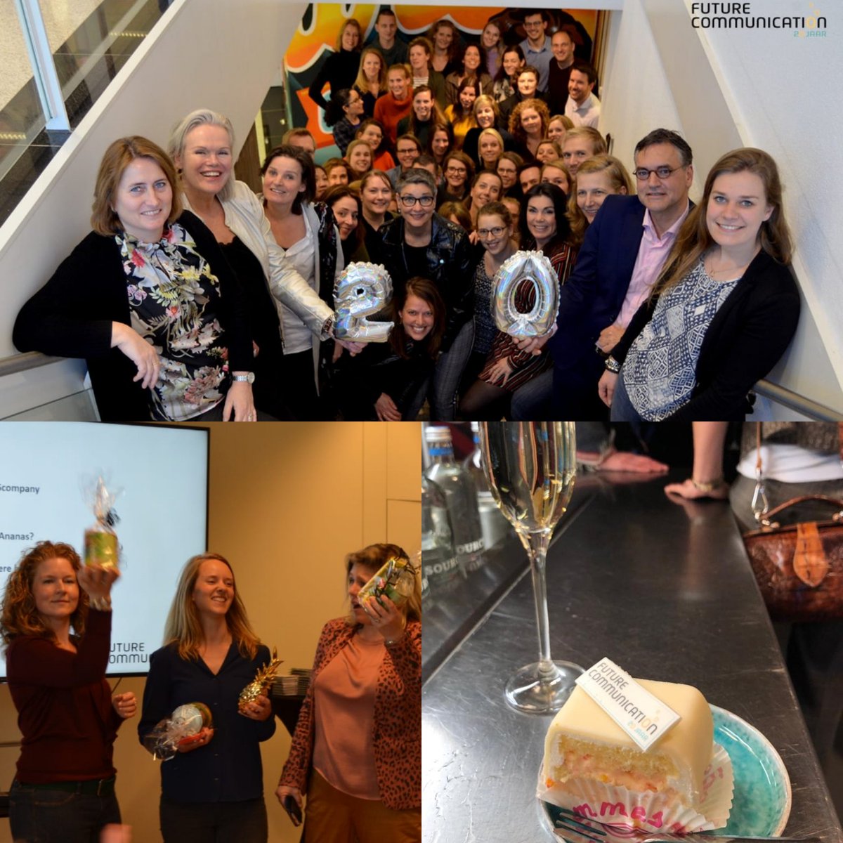 HOERA! <a href="/FutureComm_/">Future Communication</a> 20 jaar. Dat is een feestje waard! #jubileum #20jaarFC
