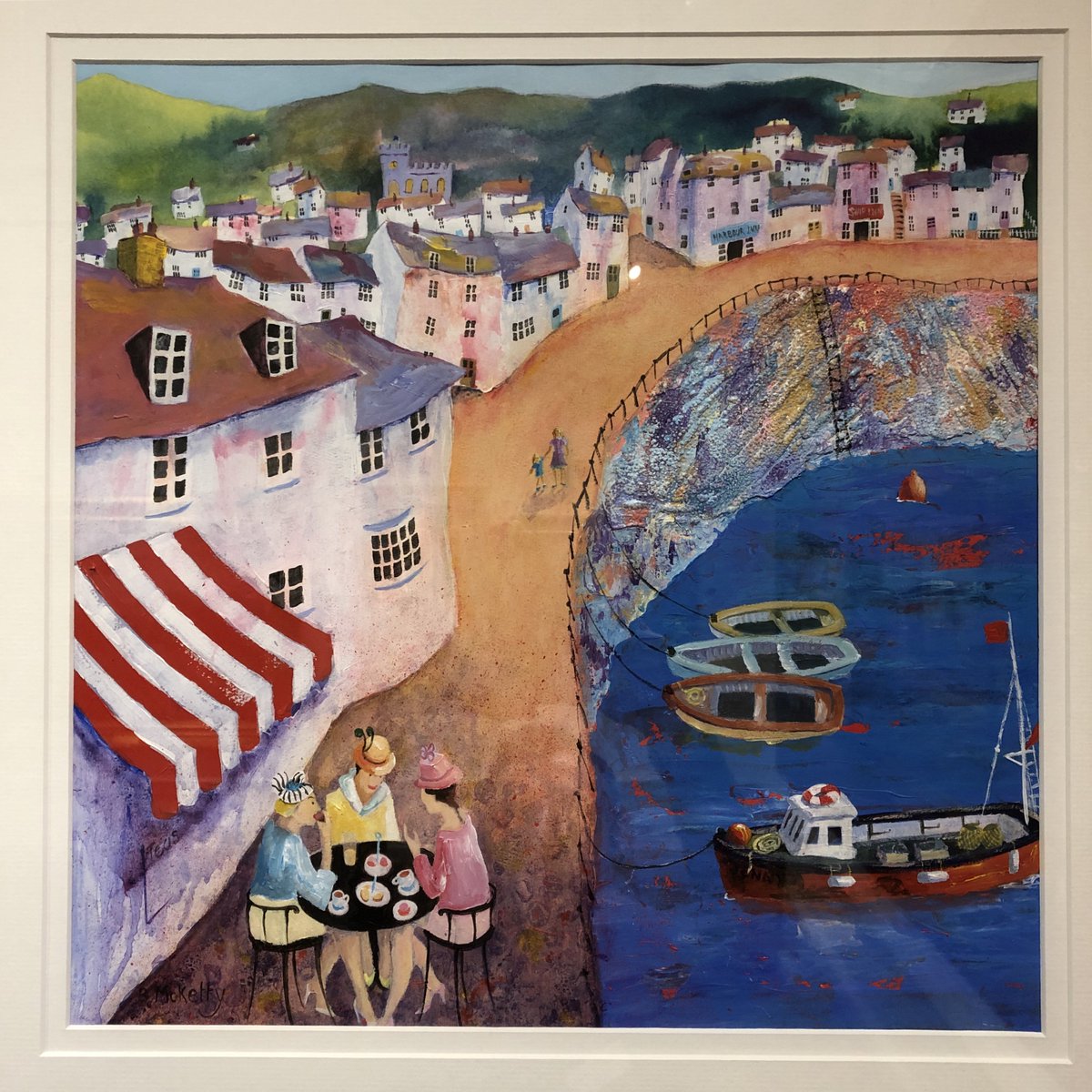 K_Cornerstone_'s tweet image. Everything Stops for Tea, by Brenda McKetty

Part of #kettering's huge art collection at the #alfredeastartgallery. Available as a print to take home, displaying now as part of the Prints Charming exhibition

Brenda's work will feature in a new exhibition starting 27th April