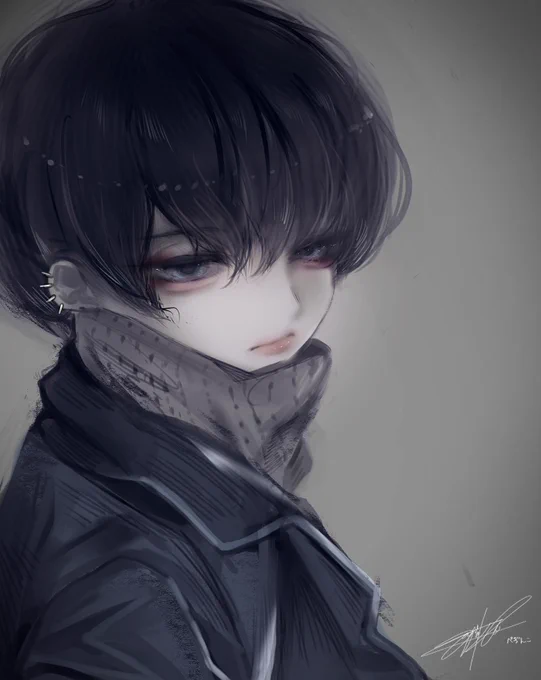 黒髪シコい君 