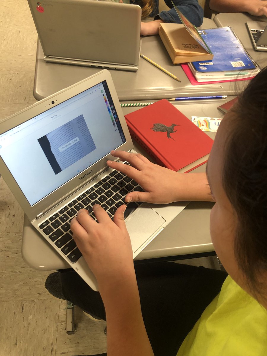 beckistratton's tweet photo. Creating #booksnaps today using @Seesaw. Student engagement is high! https://t.co/J2OFZx6HVh