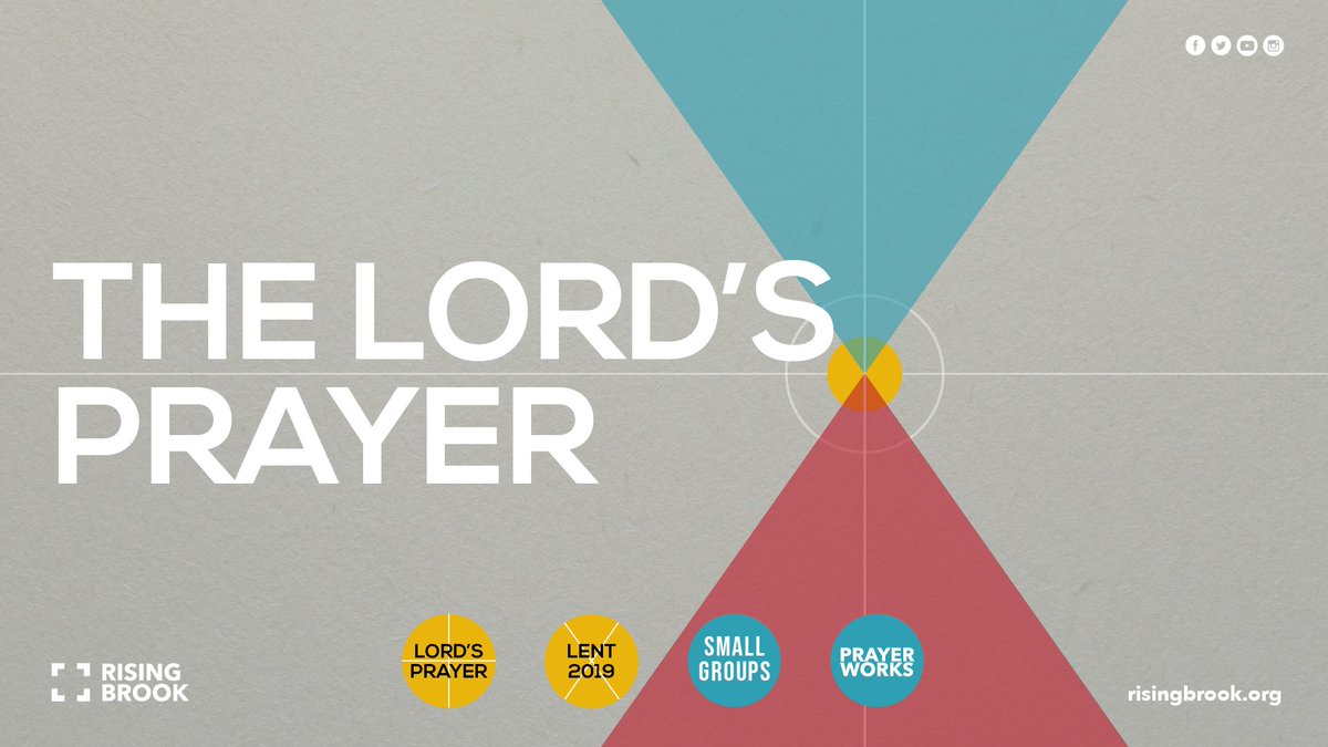 This Sunday we kick off our new series on The Lord's Prayer. Come and be part of it at one of our locations.
