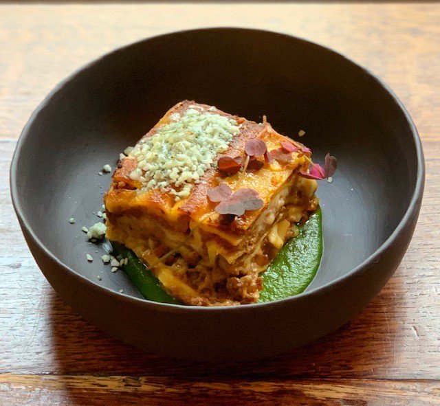Ember Yard (@emberyard) on Twitter photo 🚨SPECIAL ALERT🚨<a href="/cristianbaggi/">Cristian Parisi</a> delicious ibérico pork lasagna, spinach purée & frozen gorgonzola #special #Foodie #tapas 🚨SPECIAL ALERT🚨<a href="/cristianbaggi/">Cristian Parisi</a> delicious ibérico pork lasagna, spinach purée & frozen gorgonzola #special #Foodie #tapas