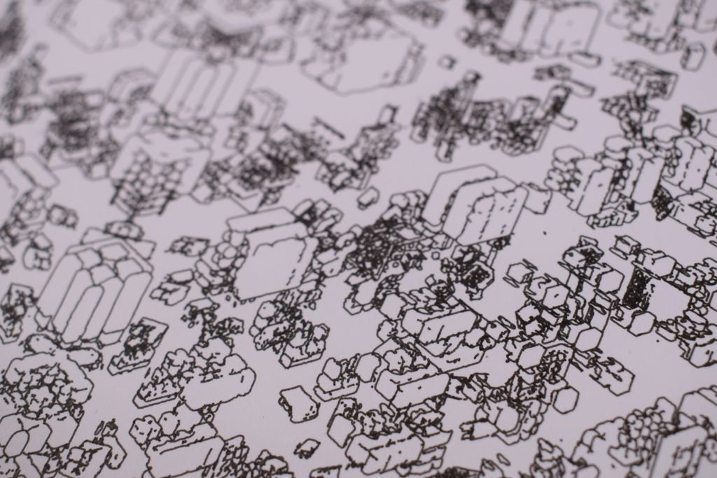 ElusiveDrafts's tweet photo. a floating block arrangement No. 3 #pieces #floatingblockseries #plottertwitter #axidraw #generativeart #creativecoding #art https://t.co/eV7pA3OsJ1