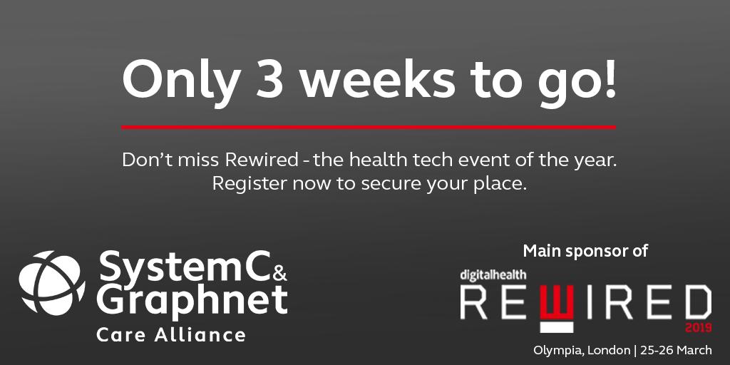 System_C's tweet photo. The countdown to #DHRewired19 is on. Will we be seeing you there? 

For more information, the full schedule and to register for the event, visit https://t.co/knYusB4btm https://t.co/wWHtCLY0N6
